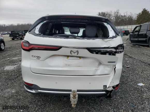 2024 Mazda CX-90 PHEV Premium Plus with VIN JM3KKEHA0R1141176, listed as a Copart auction lot 43852955 with 18,827 mi miles and Salvage Title. Bid and sale history available at carsss.com. Image 6.