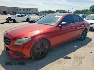 2016 Mercedes-Benz C 300 with VIN 55SWF4JB7GU170995, listed as a Copart auction lot 60697515 with 112,895 mi miles and Salvage title. Bid and sale history available at DreamBid. Image 1.
