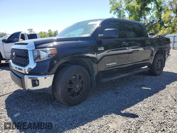2018 Toyota Tundra 2WD SR5 with VIN 5TFEY5F10JX240993, listed as a Copart auction lot 50127005 with 202,205 mi miles and Salvage Title. Bid and sale history available at carsss.com. Image 1.