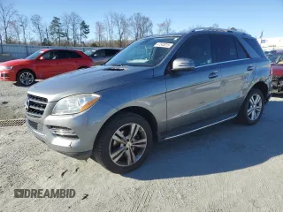 2013 Mercedes-Benz M ML 350 BlueTEC with VIN 4JGDA2EB9DA159826, listed as a Copart auction lot 47543015 with 150,388 mi miles and Salvage Title. Bid and sale history available at carsss.com. Image 1.