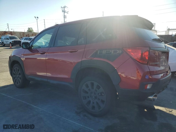 2023 Honda Passport EX-L with VIN 5FNYF8H54PB036057, listed as a Copart auction lot 46356775 with 159,946 mi miles and Salvage Title. Bid and sale history available at carsss.com. Image 2.