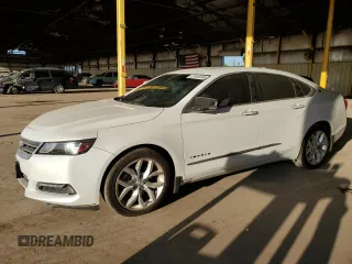 2018 Chevrolet Impala Premier with VIN 2G1125S33J9140336, listed as a Copart auction lot 57483495 with 72,250 mi miles and Salvage title. Bid and sale history available at DreamBid. Image 1.