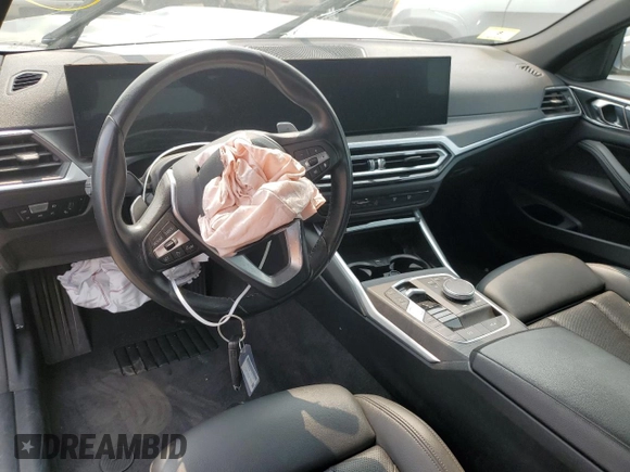 2024 BMW 4 Series 430i xDrive with VIN WBA43AT08RCN29375, listed as a Copart auction lot 60262705 with 38,993 mi miles and Clean title. Bid and sale history available at DreamBid. Image 8.