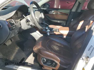2014 Audi A8 4.0T with VIN WAUR2AFD9EN004542, listed as a Copart auction lot 88472135 with 75,909 mi miles and Salvage Title. Bid and sale history available at DreamBid. Image 7.