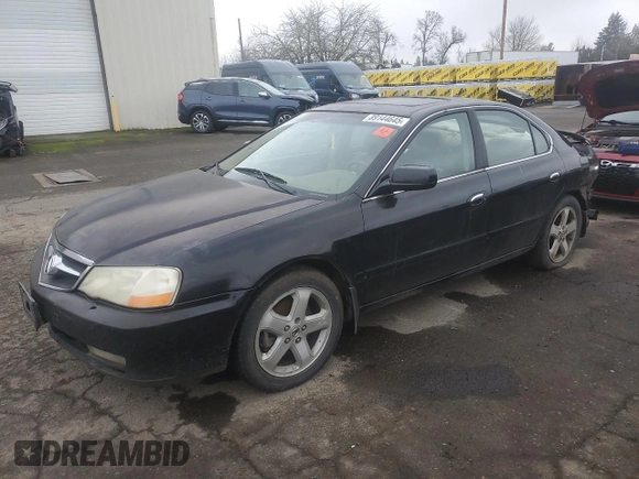 2003 Acura TL Type S w/Navigation System with VIN 19UUA569X3A073880, listed as a Copart auction lot 89144645 with 277,826 mi miles and Salvage Title. Bid and sale history available at carsss.com. Image 1.