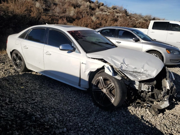 2011 Audi S4 Prestige with VIN WAUKGAFL6BA113179, listed as a Copart auction lot 84441744 with 0 mi miles and Salvage Title. Bid and sale history available at carsss.com. Image 4.