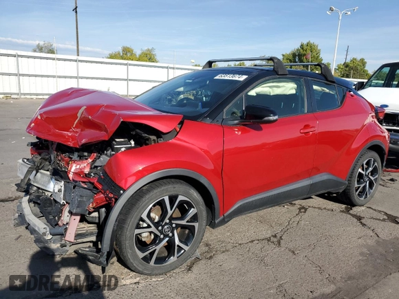 2020 Toyota C-HR LE with VIN JTNKHMBX6L1094205, listed as a Copart auction lot 63513674 with 34,596 mi miles and Salvage Title. Bid and sale history available at DreamBid. Image 1.