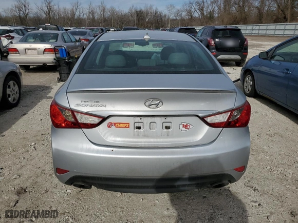 2014 Hyundai Sonata SE with VIN 5NPEC4AC2EH855435, listed as a Copart auction lot 42081724 with 130,917 mi miles and Salvage Title. Bid and sale history available at carsss.com. Image 6.