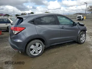 2019 Honda HR-V EX with VIN 3CZRU5H51KM716702, listed as a Copart auction lot 48826695 with 38,332 mi miles and Salvage Title. Bid and sale history available at carsss.com. Image 3.