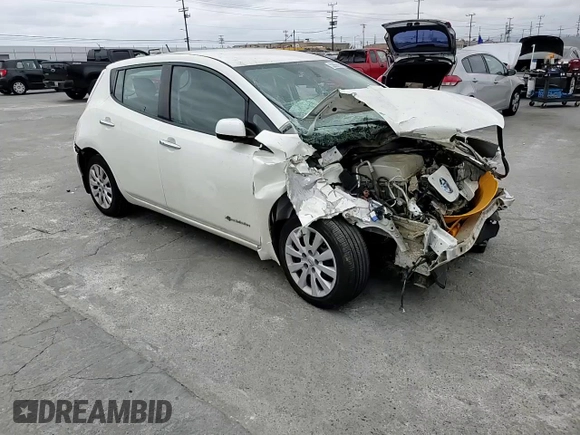 2017 Nissan LEAF S with VIN 1N4BZ0CP0HC302380, listed as a Copart auction lot 52856955 with 53,141 mi miles and Salvage title. Bid and sale history available at DreamBid. Image 11.