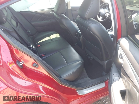 2015 Infiniti Q50 z VIN JN1BV7AR3FM419724, wystawiony jako IAAI lot #40104971 z przebiegiem 56 736 mil mil oraz . Historia ofert i sprzedaży dostępna na DreamBid. Obrazek 8.