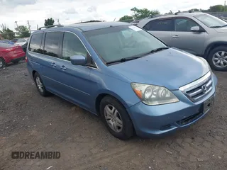 2006 Honda Odyssey EX with VIN 5FNRL38426B057222, listed as a IAAI auction lot 42191991 with 257,423 mi miles and . Bid and sale history available at DreamBid. Image 1.
