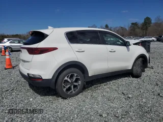 2020 Kia Sportage LX with VIN KNDPM3AC1L7780907, listed as a Copart auction lot 49606625 with 52,416 mi miles and Salvage Title. Bid and sale history available at carsss.com. Image 3.