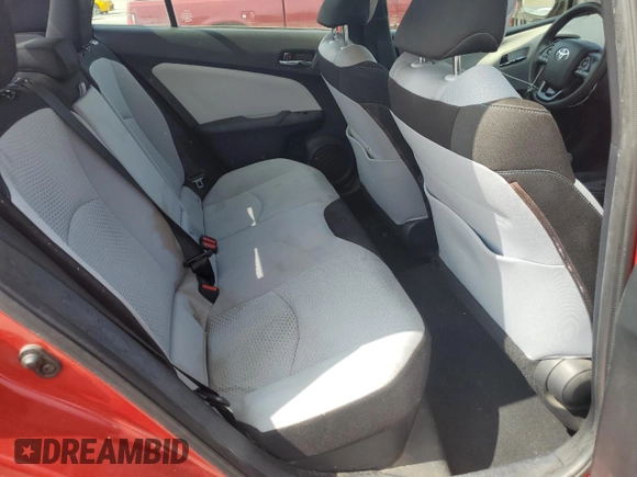 2020 Toyota Prius L Eco with VIN JTDKARFU2L3109549, listed as a Copart auction lot 52815255 with 100,683 mi miles and Salvage Title. Bid and sale history available at DreamBid. Image 10.
