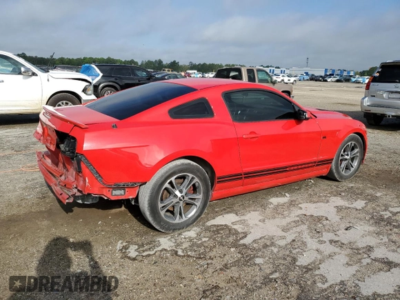 2013 Ford Mustang V6 with VIN 1ZVBP8AM5D5261411, listed as a Copart auction lot 51056685 with 157,730 mi miles and Salvage Title. Bid and sale history available at carsss.com. Image 3.