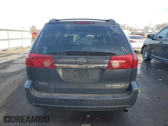 2008 Toyota Sienna XLE with VIN 5TDZK22C48S111583, listed as a Copart auction lot 46675375 with 211,383 mi miles and Salvage Title. Bid and sale history available at carsss.com. Image 6.
