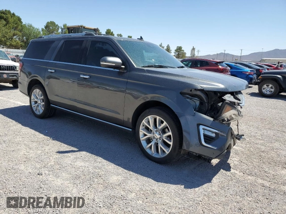 2018 Ford Expedition Max Limited with VIN 1FMJK2AT1JEA36704, listed as a Copart auction lot 56225005 with 82,193 mi miles and Salvage title. Bid and sale history available at DreamBid. Image 4.