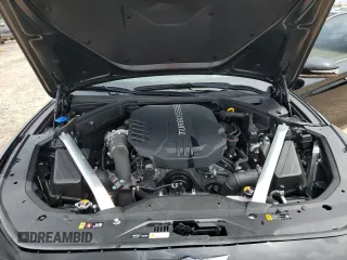 2021 Genesis G70 3.3T with VIN KMTG34LE4MU074106, listed as a Copart auction lot 69973094 with 45,812 mi miles and Salvage Title. Bid and sale history available at carsss.com. Image 11.