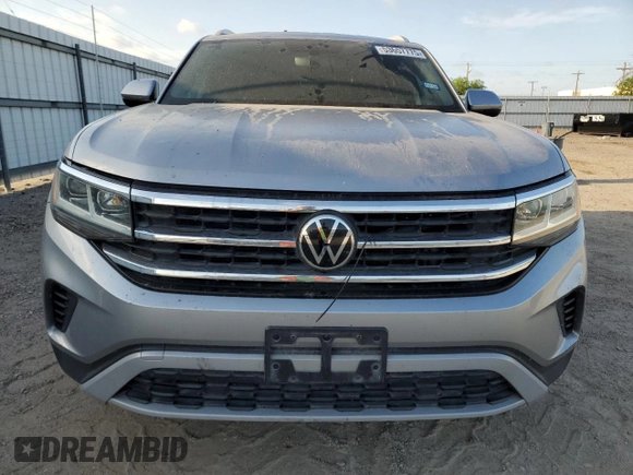 2020 Volkswagen Atlas S with VIN 1V2AC2CA6LC201821, listed as a Copart auction lot 53657775 with 100,051 mi miles and Salvage title. Bid and sale history available at DreamBid. Image 5.