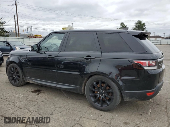 2017 Land Rover Range Rover Sport HSE with VIN SALWR2FK1HA673690, listed as a Copart auction lot 50484525 with 123,544 mi miles and Salvage Title. Bid and sale history available at carsss.com. Image 2.