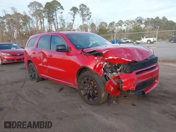 2020 Dodge Durango GT with VIN 1C4RDHDG4LC162735, listed as a IAAI auction lot 41469823 with 166,991 mi miles and . Bid and sale history available at DreamBid. Image 1.
