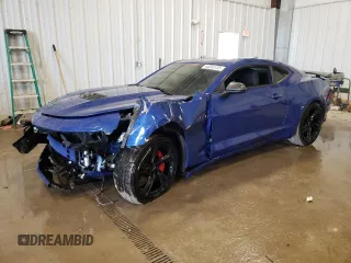 2021 Chevrolet Camaro 1SS with VIN 1G1FF1R79M0100594, listed as a Copart auction lot 44053135 with 29,221 mi miles and Salvage Title. Bid and sale history available at carsss.com. Image 1.