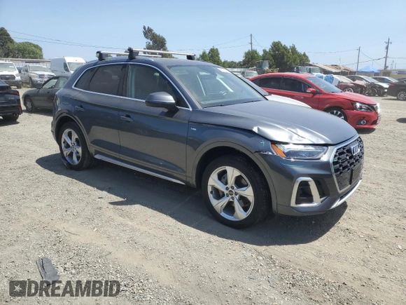 2023 Audi Q5 S line Premium Plus с VIN WA1EAAFY5P2009808, выставлен на аукционе Copart как лот 58793215 с пробегом 17 258 миль миль и Списание • Salvage title. История ставок и продаж доступна на DreamBid. Изображение 4.