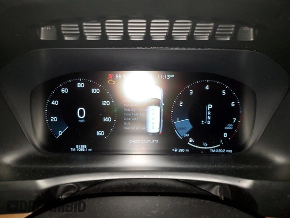 2017 Volvo XC90 Inscription with VIN YV4A22PL5H1146052, listed as a Copart auction lot 55849554 with 81,385 mi miles and Salvage Title. Bid and sale history available at carsss.com. Image 9.
