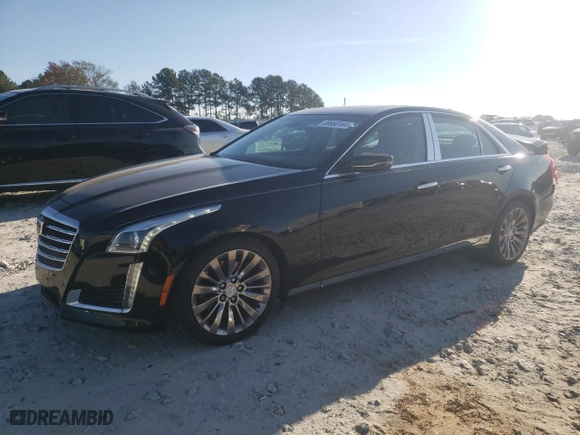 2018 Cadillac CTS Sedan Luxury RWD with VIN 1G6AR5SX7J0143937, listed as a Copart auction lot 80660164 with 28,517 mi miles and Salvage Title. Bid and sale history available at carsss.com. Image 1.