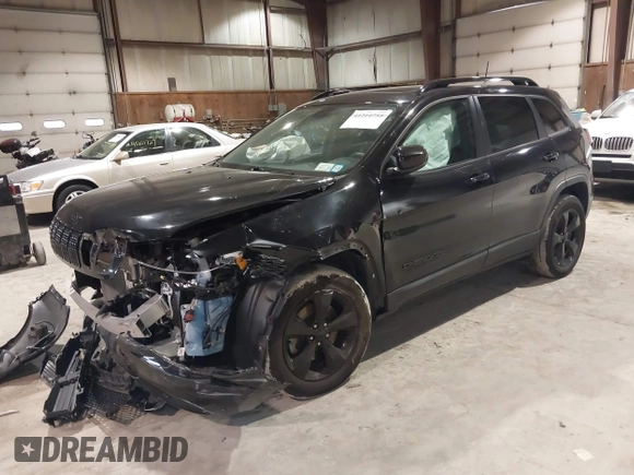 2019 Jeep Cherokee Latitude Plus with VIN 1C4PJMLB3KD437485, listed as a IAAI auction lot 41214755 with 42,008 mi miles and . Bid and sale history available at DreamBid. Image 2.