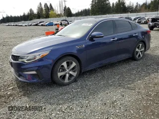 2019 Kia Optima LX with VIN 5XXGT4L39KG287505, listed as a Copart auction lot 51943985 with 37,304 mi miles and Salvage Title. Bid and sale history available at carsss.com. Image 1.