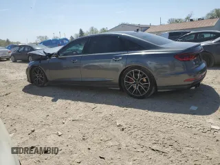 2020 Audi S8 z VIN WAU8SAF81LN014302, wystawiony jako Copart lot #48910773 z przebiegiem Nie podano mil oraz . Historia ofert i sprzedaży dostępna na DreamBid. Obrazek 2.