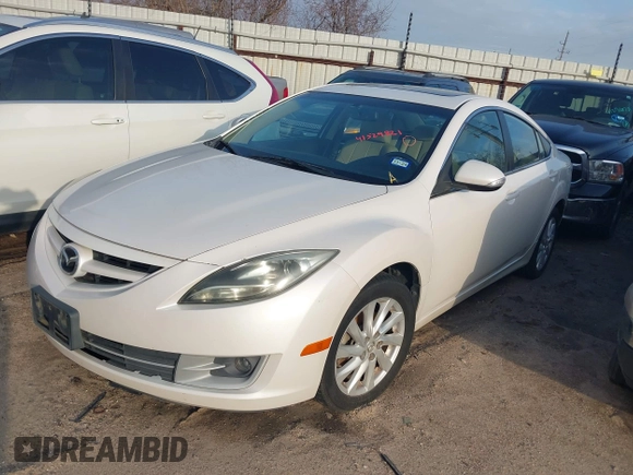 2012 Mazda 6 i Touring Plus with VIN 1YVHZ8EH7C5M17123, listed as a IAAI auction lot 41529821 with 191,704 mi miles and . Bid and sale history available at carsss.com. Image 2.