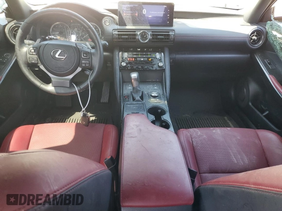 2023 Lexus IS 300 с VIN JTHDA1D2XP5124675, выставлен на аукционе Copart как лот 54183215 с пробегом 27 110 миль миль и Списание • Salvage title. История ставок и продаж доступна на DreamBid. Изображение 8.