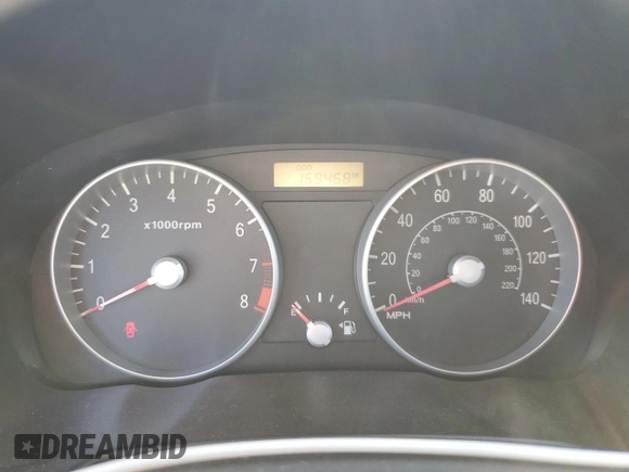 2008 Hyundai Accent GS with VIN KMHCM36C98U102546, listed as a Copart auction lot 52555415 with 159,468 mi miles and Salvage Title. Bid and sale history available at carsss.com. Image 9.