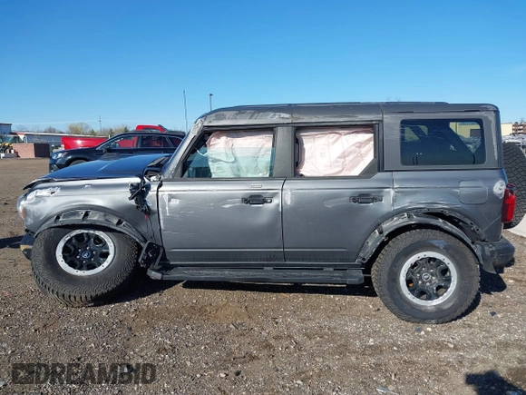 2022 Ford Bronco with VIN 1FMEE5DP0NLB85017, listed as a IAAI auction lot 41932975 with 22,514 mi miles. Bid and sale history available at carsss.com. Image 14.