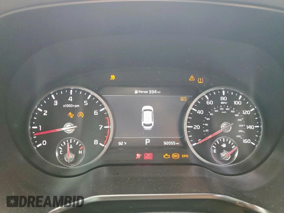 2022 Kia Telluride SX with VIN 5XYP5DHC7NG225071, listed as a Copart auction lot 58676865 with 92,055 mi miles and Salvage title. Bid and sale history available at DreamBid. Image 9.
