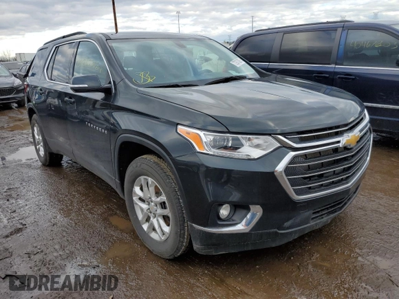 2020 Chevrolet Traverse LT Leather with VIN 1GNEVHKW5LJ322811, listed as a Copart auction lot 72267302 with 33,658 mi miles. Bid and sale history available at carsss.com. Image 4.