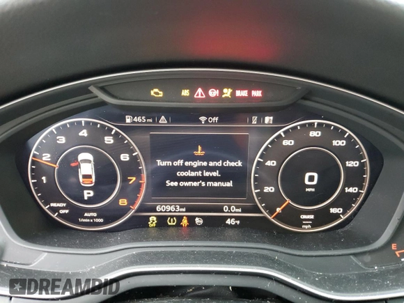 2018 Audi A5 Sportback Premium Plus with VIN WAUENCF53JA060424, listed as a Copart auction lot 40566934 with 60,963 mi miles. Bid and sale history available at carsss.com. Image 9.