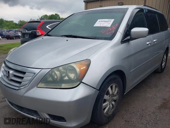 2010 Honda Odyssey EX with VIN 5FNRL3H48AB017784, listed as a IAAI auction lot 42096852 with 126,138 mi miles. Bid and sale history available at carsss.com. Image 6.