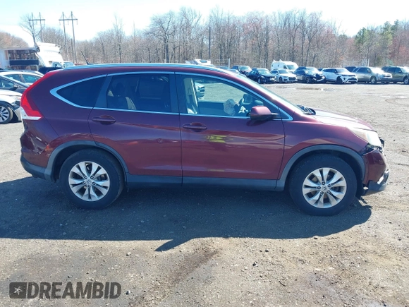 2012 Honda CR-V EX-L with VIN 5J6RM4H73CL025900, listed as a IAAI auction lot 41848416 with 229,349 mi miles. Bid and sale history available at carsss.com. Image 13.