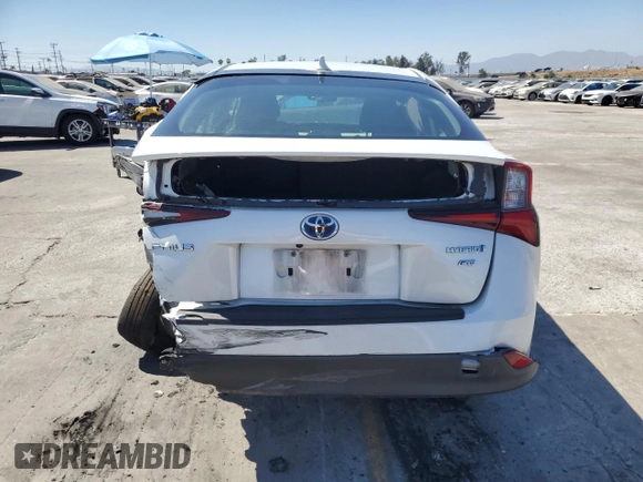2022 Toyota Prius L Eco with VIN JTDKAMFU4N3189569, listed as a Copart auction lot 60915935 with 195,920 mi miles and Clean title. Bid and sale history available at DreamBid. Image 6.