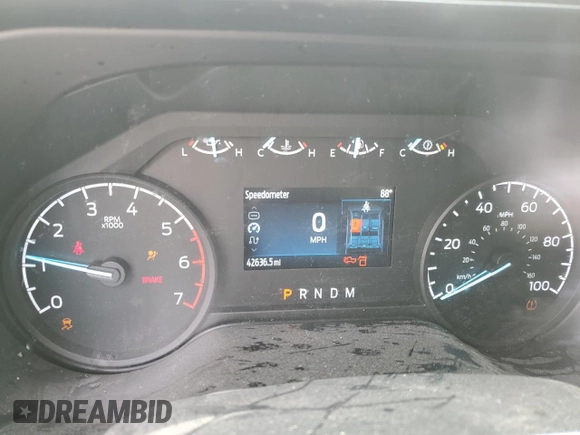 2023 Ford F-350 with VIN 1FT8W3BAXPED55876, listed as a Copart auction lot 51212905 with 42,636 mi miles and Salvage title. Bid and sale history available at DreamBid. Image 9.
