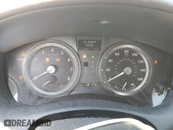 2009 Lexus ES 330 with VIN JTHBJ46GX92296257, listed as a Copart auction lot 55295665 with 181,295 mi miles and Clean Title. Bid and sale history available at DreamBid. Image 9.