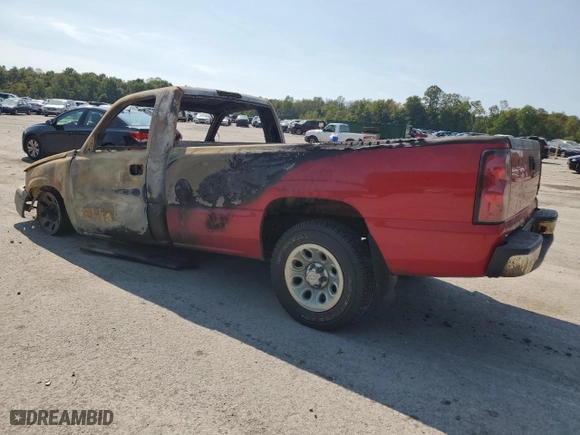2007 Chevrolet Silverado 1500 Classic Work Truck with VIN 3GCEC14XX7G218916, listed as a Copart auction lot 71388604 with 0 mi miles and Salvage Title. Bid and sale history available at carsss.com. Image 2.