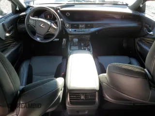2019 Lexus LS with VIN JTHC51FF2K5005916, listed as a Copart auction lot 45808375 with 13,326 mi miles and Salvage Title. Bid and sale history available at carsss.com. Image 8.