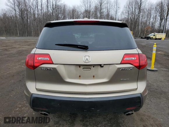 2008 Acura MDX Tech Pkg with VIN 2HNYD28318H520372, listed as a Copart auction lot 50003185 with 161,194 mi miles and Clean Title. Bid and sale history available at carsss.com. Image 6.