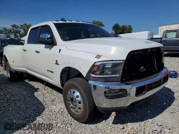 2019 Ram 3500 Longhorn with VIN 3C63RRKL5KG624249, listed as a Copart auction lot 66999644 with 57,129 mi miles and Salvage Title. Bid and sale history available at carsss.com. Image 4.
