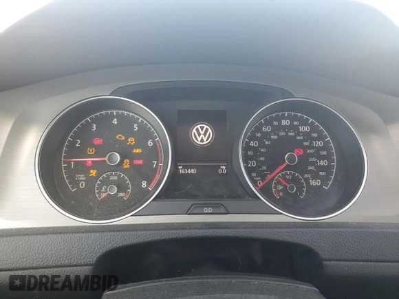 2016 Volkswagen Golf SportWagen TSI S with VIN 3VWC17AU0GM523656, listed as a Copart auction lot 76069414 with 163,440 mi miles and Salvage Title. Bid and sale history available at carsss.com. Image 9.