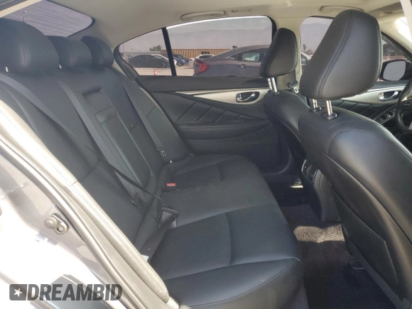 2019 Infiniti Q50 Luxe with VIN JN1EV7AP1KM542816, listed as a Copart auction lot 59216945 with 64,029 mi miles and Salvage title. Bid and sale history available at DreamBid. Image 10.
